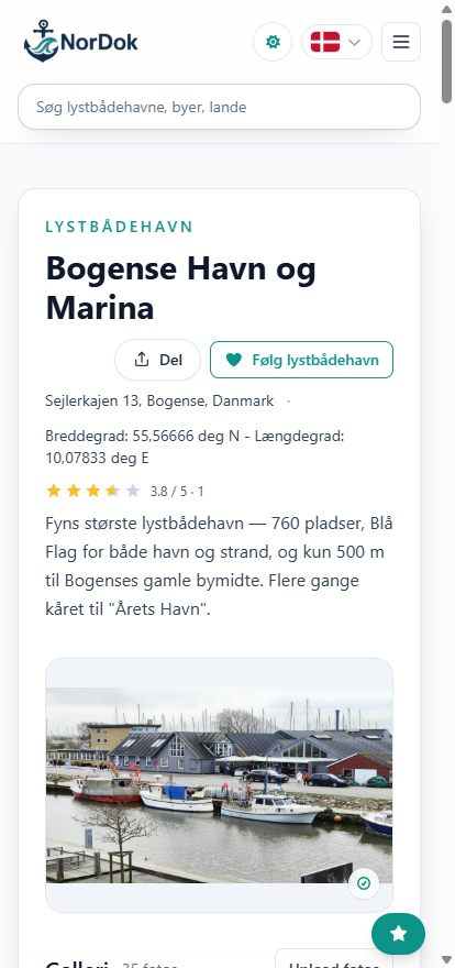 Profilen på mobil.
